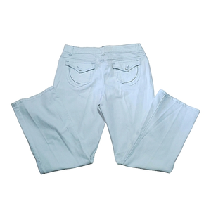 Nine West Women's White Straight Midrise Jeans‎ Size 14